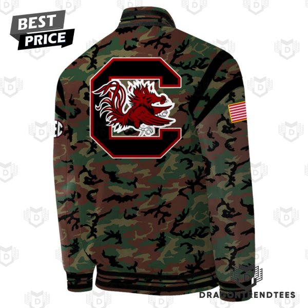 Military Appreciation South Carolina Gamecocks Football Baseball Jacket