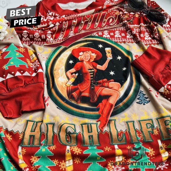 Miller High Life Ugly Christmas Sweater