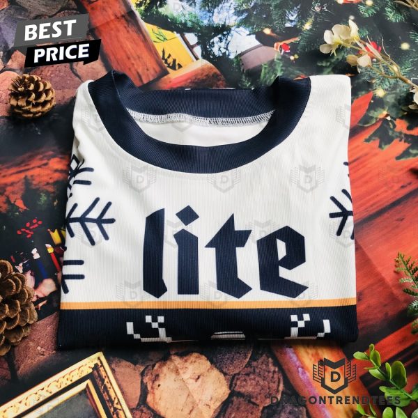 Miller Lite Beer Christmas 3D Sweater