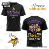 Pittsburgh Steelers Happy Thanksgiving – Turkey Pie And Football Oh My 3D T-Shirt