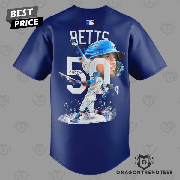 Mookie Betts Los Angeles Dodgers Autographed Fanatics Baseball Jersey