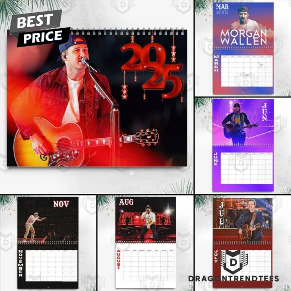 Morgan Wallen New Year 2025 Calendar