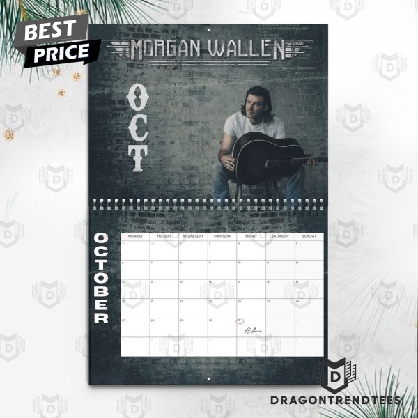 Morgan Wallen New Year 2025 Calendar