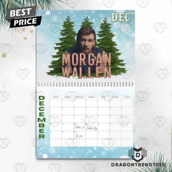 Morgan Wallen New Year 2025 Calendar