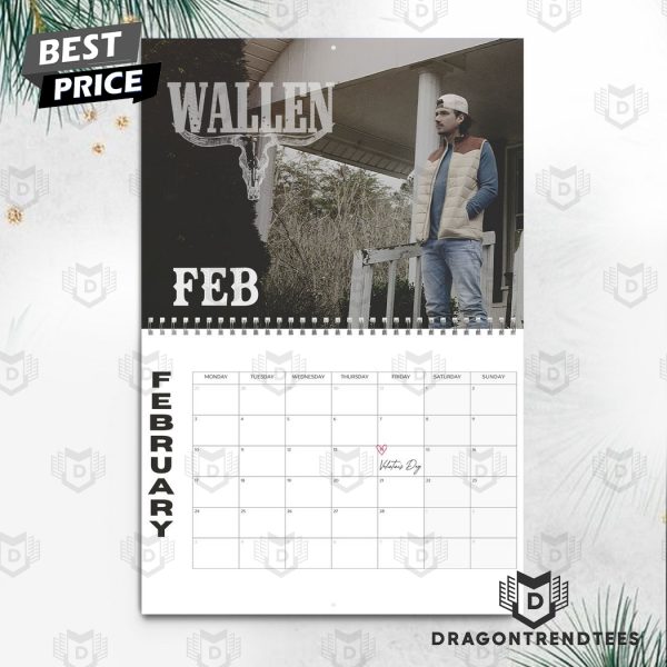 Morgan Wallen New Year 2025 Calendar