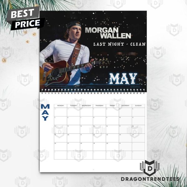 Morgan Wallen New Year 2025 Calendar