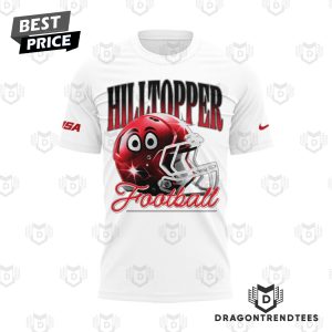 Western Kentucky Hilltoppers Football 2024 3D T-Shirt – White