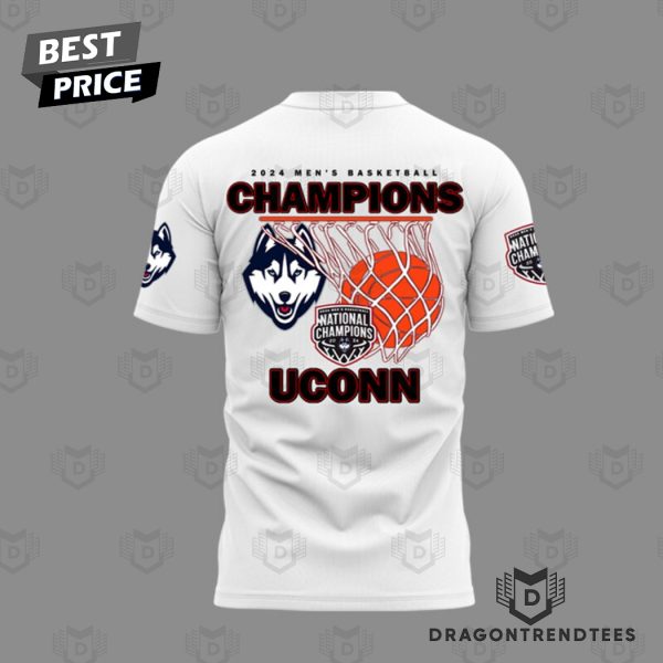 National Champions Uconn Huskies Men Basketball 2024 3D T-Shirt