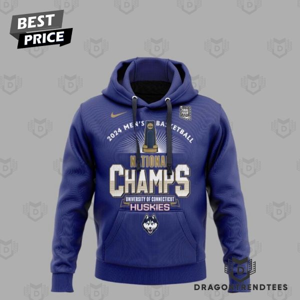 National Champions Uconn Huskies Men Basketball 2024 Hoodie