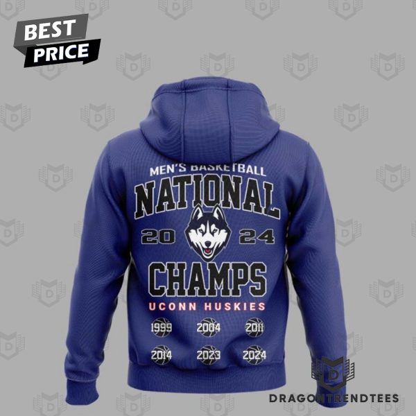 National Champions Uconn Huskies Men Basketball 2024 Hoodie