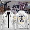 Navy Midshipmen Football Fear The Bones Hoodie