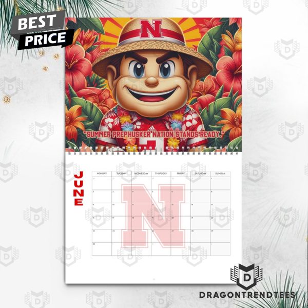 Nebraska Cornhuskers – Countdown To Springhuskers In The Making Calendar