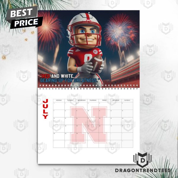 Nebraska Cornhuskers – Countdown To Springhuskers In The Making Calendar