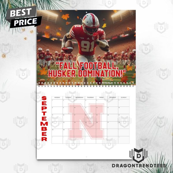 Nebraska Cornhuskers – Countdown To Springhuskers In The Making Calendar