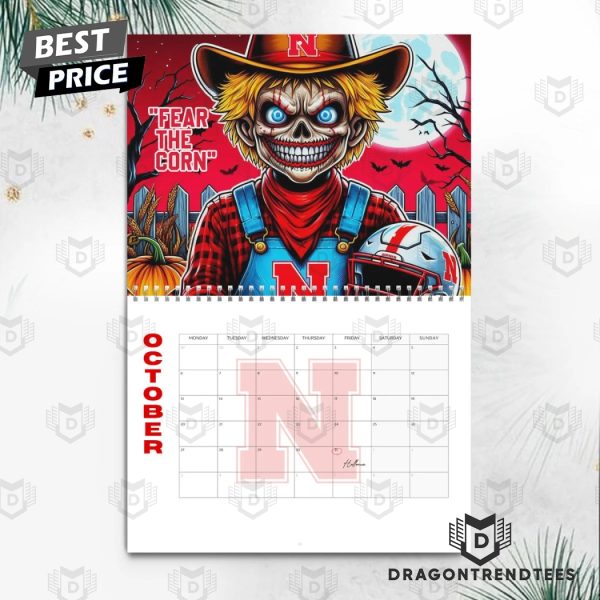 Nebraska Cornhuskers – Countdown To Springhuskers In The Making Calendar