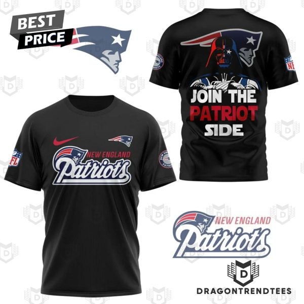 New England Patriots – Join The Patriot Side 3D T-Shirt – Black