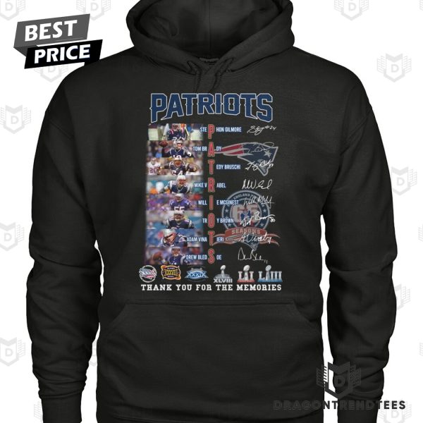 New England Patriots Signature Thank You For The Memories Unisex T-Shirt