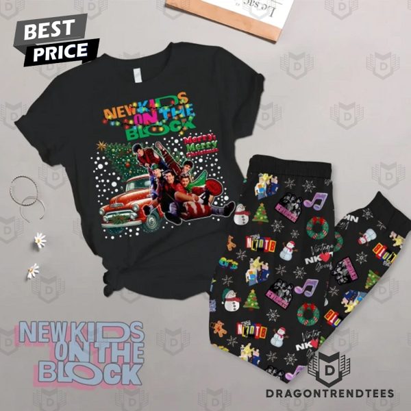 New Kid On The Blocks Merry Christmas Pajamas Set