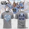 North Carolina Tar Heels 2024 NCAA Mens Baseball College World Series 3D T-Shirt