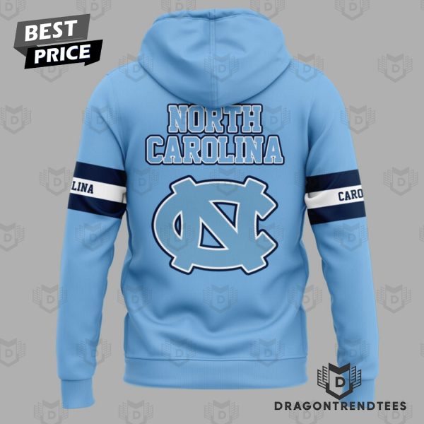 North Carolina Tar Heels Football Design Hoodie – Blue