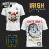 Notre Dame Fighting Irish – Santa Loves Fighting Irish 3D T-Shirt