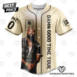 Damn Good Time Tour Jordan Davis Baseball Jersey