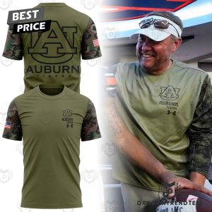 2024 Military Appreciation Auburn Tigers Football 3D T-Shirt