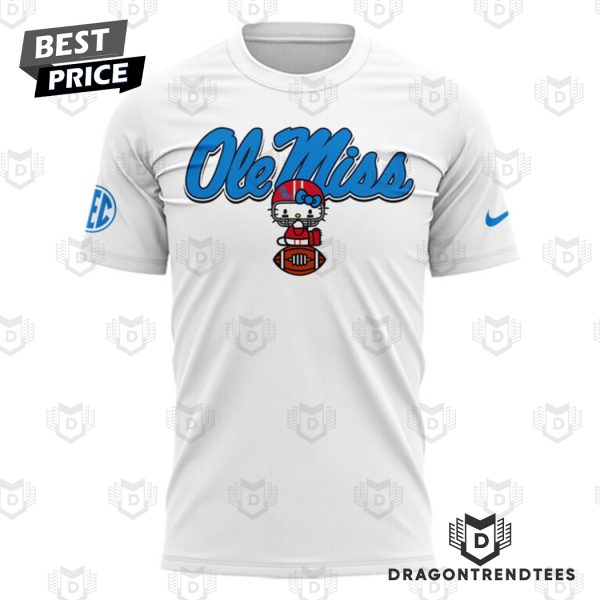 Ole Miss Rebels Football x Hello Kitty 3D T-Shirt