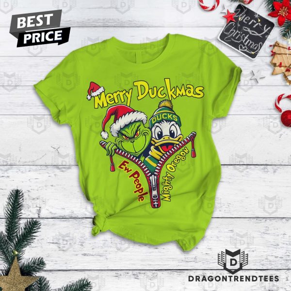 Oregon Ducks x The Grinch Merry Duckmas Pajamas Set