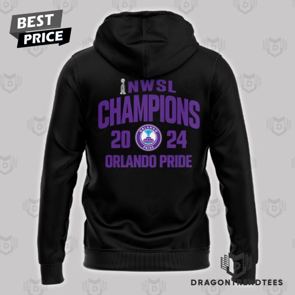 Orlando Pride 2024 NWSL Champions Hoodie – Black