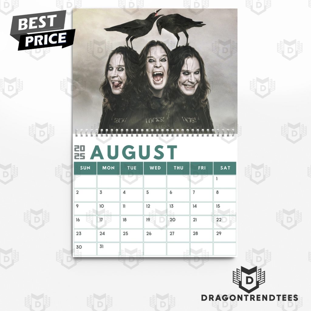 ozzy osbourne 2025 calendar