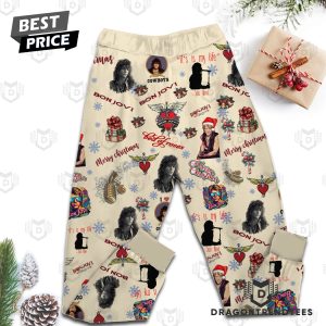 Tis The Season Wishing You A Merry Christmas With Love From Bon Jovi Pajamas Set