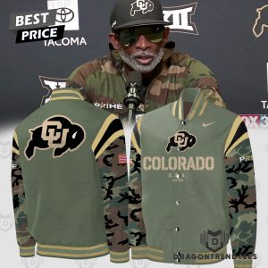 Colorado Buffaloes Football 2024 Military Appreciation Baseball Jacket