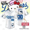 Personalized Los Angeles Dodgers x Hello Kitty Baseball Jersey