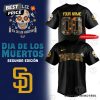 Los Angeles Dodgers Dia De Los Muertos Baseball Jersey