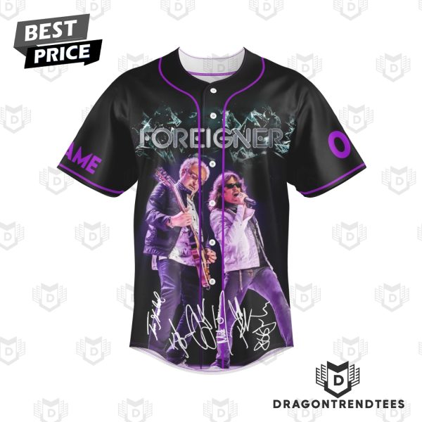 Personalized Foreigner The Flame Still Burns Signature Baseball Jersey