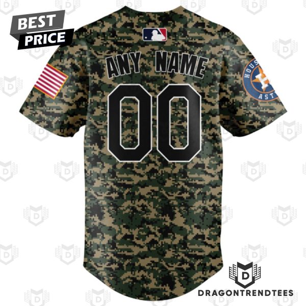 Personalized Houston Astros 2024 Veterans Day Baseball Jersey