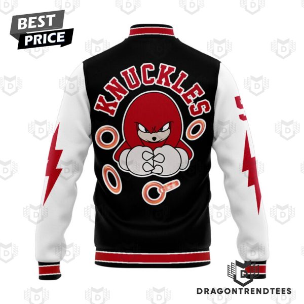 Personalized Knuckles The Echidna x Detroit Lions Baseball Jacket