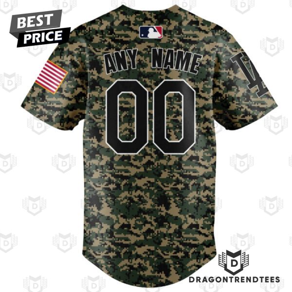 Personalized Los Angeles Dodgers 2024 Veterans Day Baseball Jersey