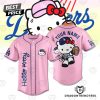 Personalized Los Angeles Dodgers x Hello Kitty Baseball Jersey – White