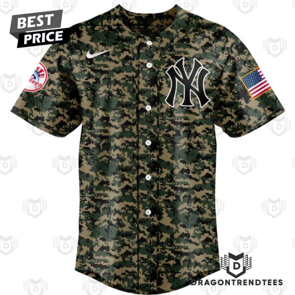 Personalized New York Yankees 2024 Veterans Day Baseball Jersey