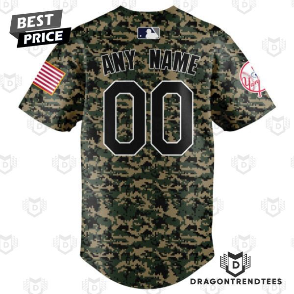 Personalized New York Yankees 2024 Veterans Day Baseball Jersey