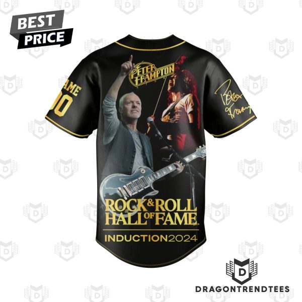 Personalized Peter Frampton Rock & Roll Hall Of Fame Induction 2024 Baseball Jersey