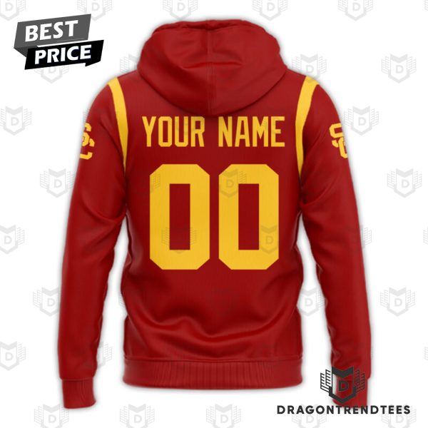 Personalized USC Trojans Football Hoodie – Red