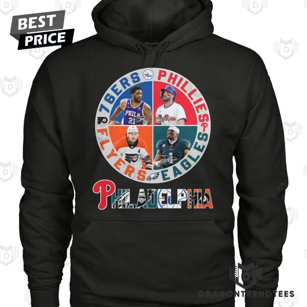 Philadelphia 76ers x Philadelphia Phillies x Philadelphia Eagles x Philadelphia Flyers Unisex T-Shirt