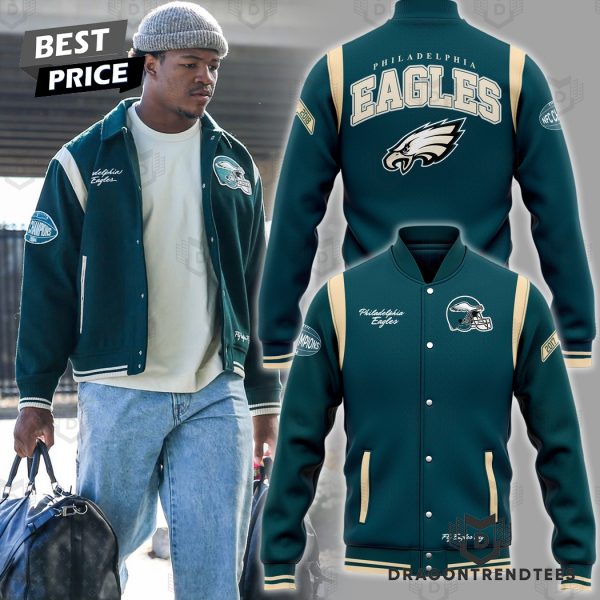 Philadelphia Eagles Fly Eagles Fly Baseball Jacket