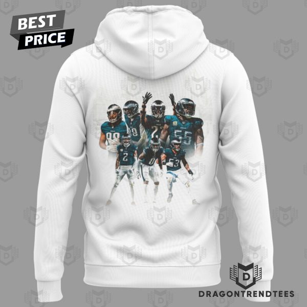 Philadelphia Eagles Go Birds Design Hoodie – White