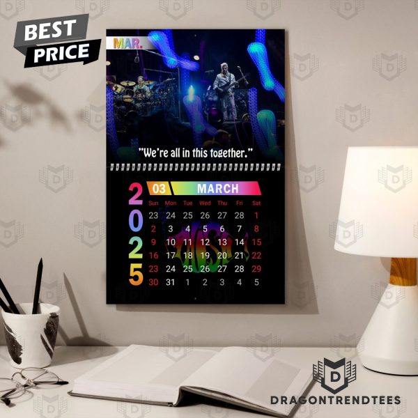 Phish – We Re All In This Together 2025 Calendar