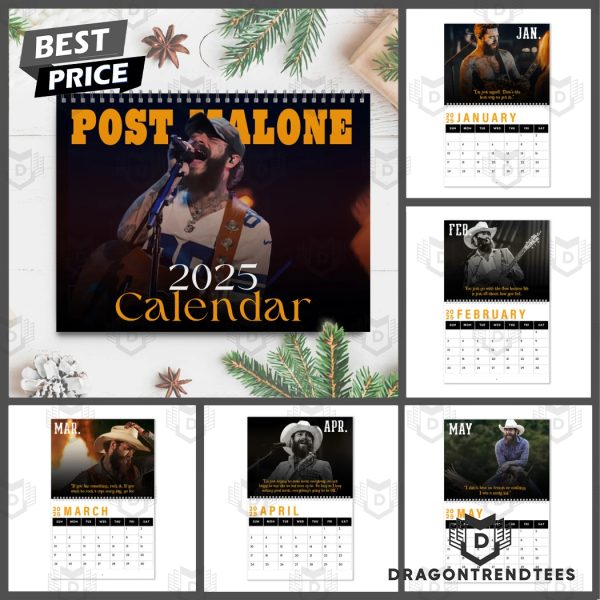 Post Malone New Year 2025 Calendar