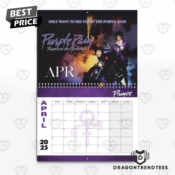 Prince New Year 2025 Calendar